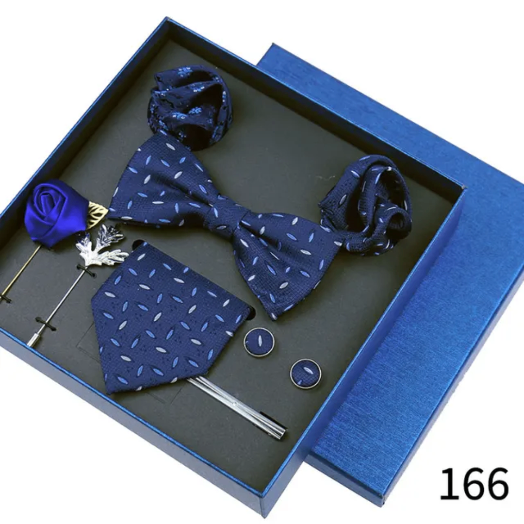 Set Cravate Papillon Élégant