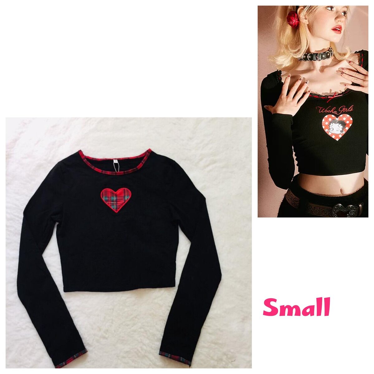 Salaula crop tops and tops