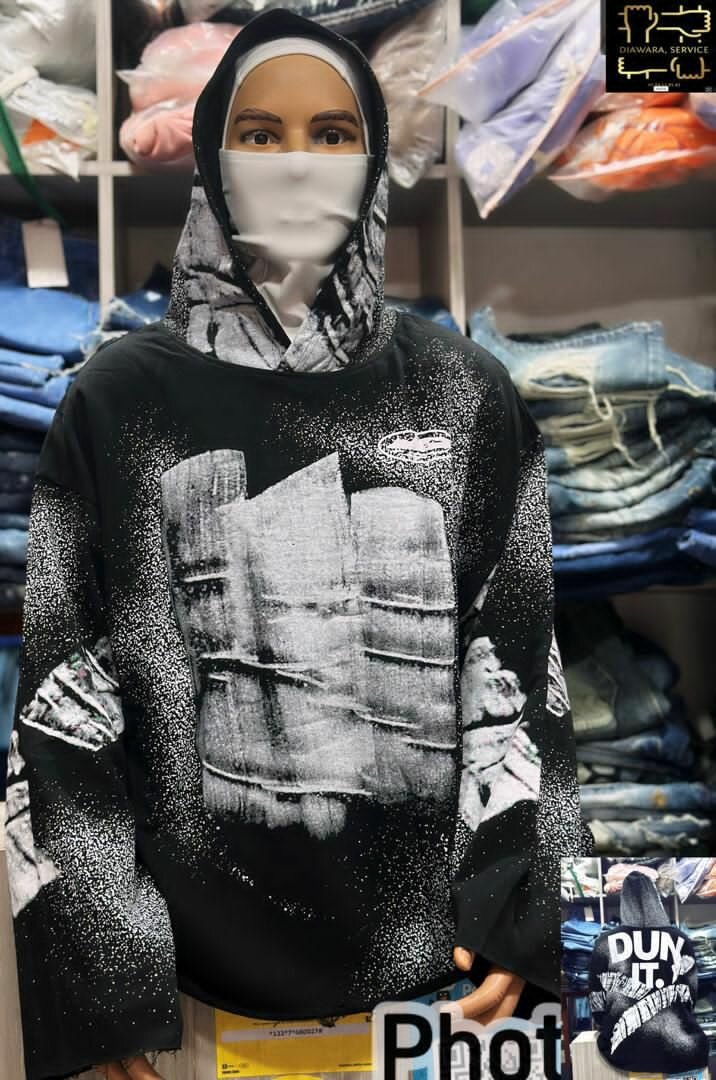 Sweat à Capuche Graphique Unisexe