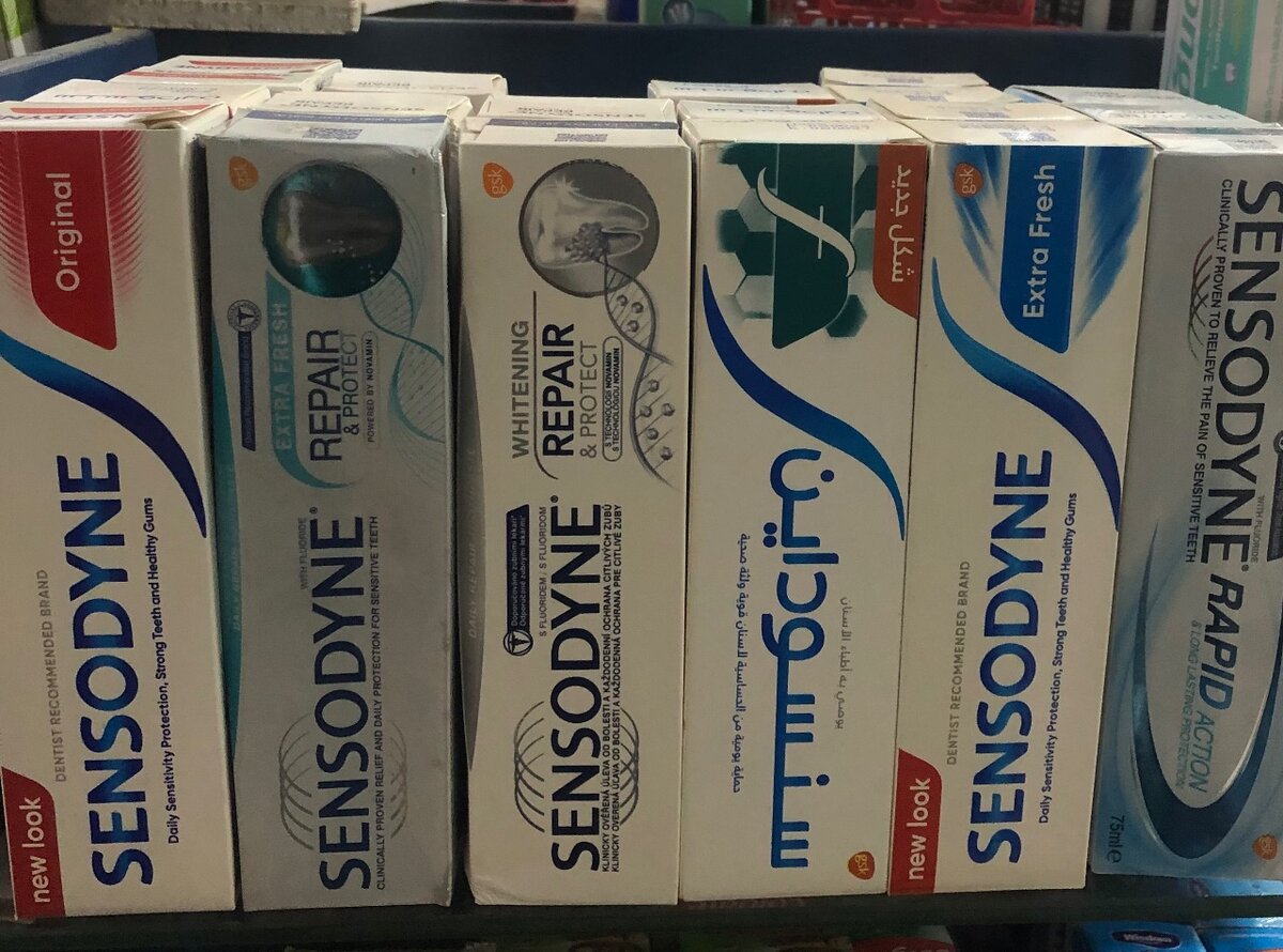 SENSODYNE TOOTHPASTE ALLTYPES
