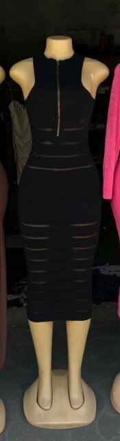 Elegant and comfortable women's dress black