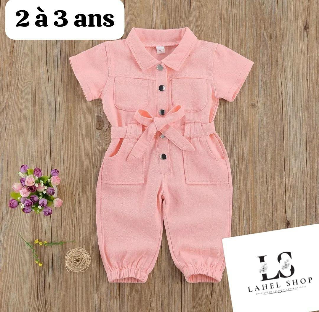 Combinaison Enfant Fille Rose