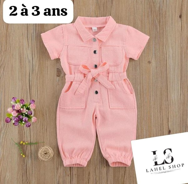 Combinaison Enfant Fille Rose