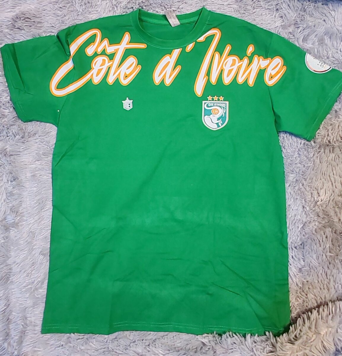 T-shirt Côte d'Ivoire Vert