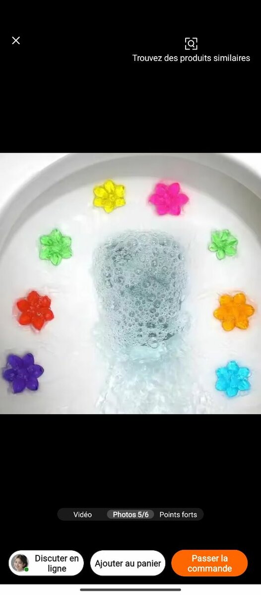 Préparations colorées effervescentes