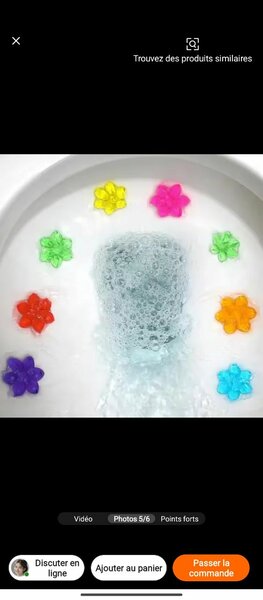 Préparations colorées effervescentes