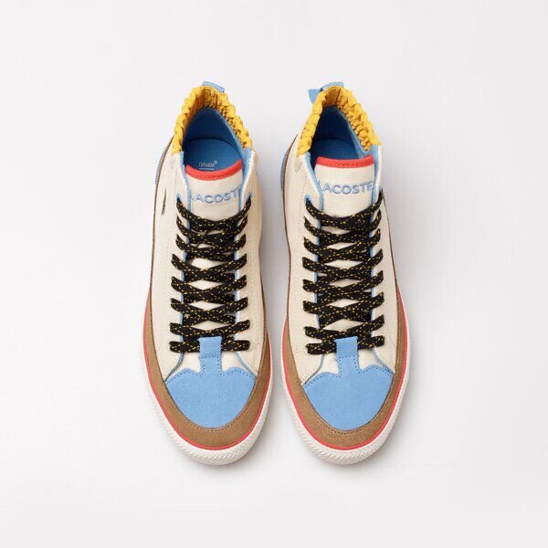 Baskets montantes multicolores Lacoste