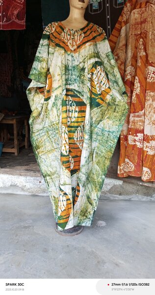 Caftan africain coloré