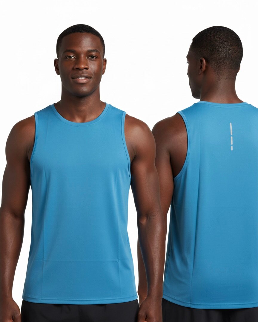 Débardeur Sport Homme Bleu