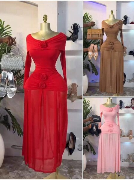 Robe élégante longue soirée