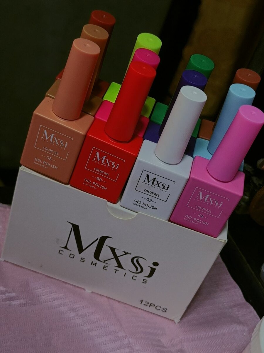 Gel polish (12pcs)-Mxsi 15ml