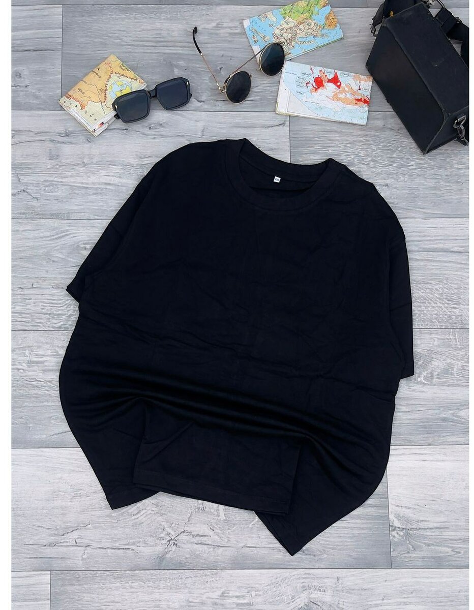 T-shirt uni colore en coton