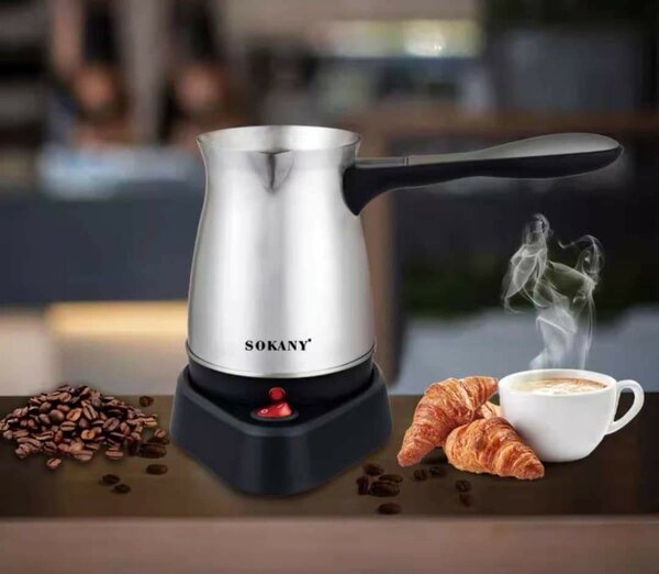 Cafetière portable turque électrique pour la maison et burea