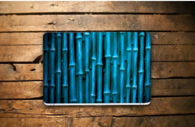 Bamboo. Laptop Back Skin Sticker - Laptop Back Skin-Laptop Skin Vinyl Sticker Decal, 13 13.3 14.6 15 15.4 15.6 inch Laptop Skin Sticker Cover For All Laptops