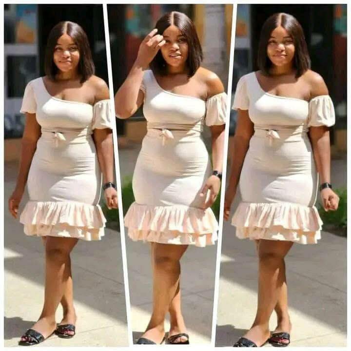 Beige suit, top+skirt