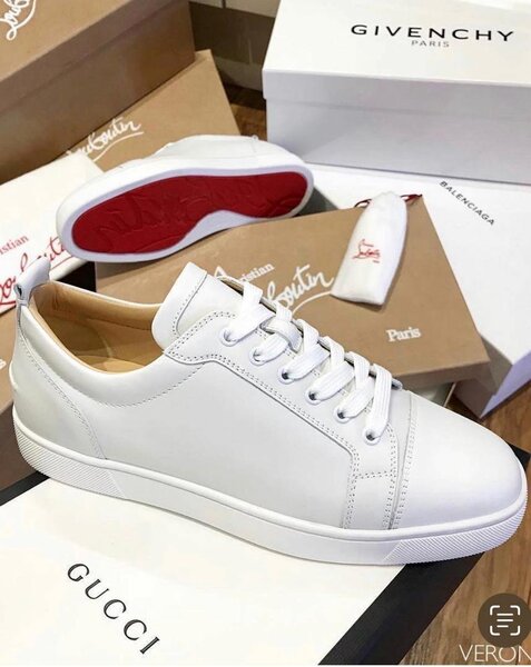 Christian louboutin low (white )