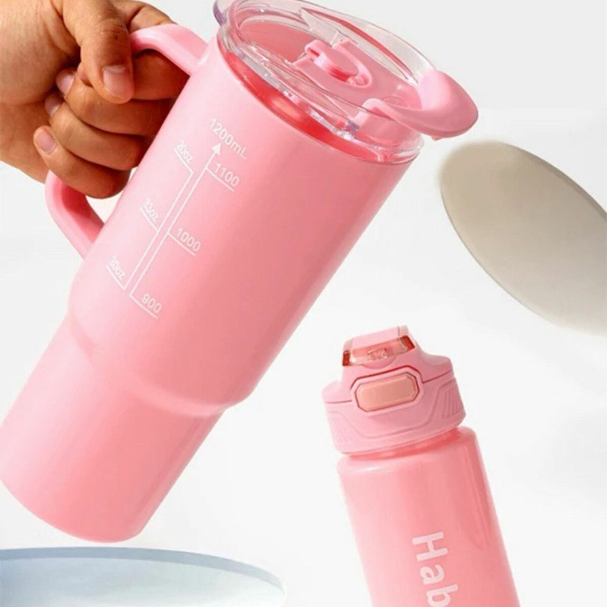 3 pc tumbler set and bottle set.