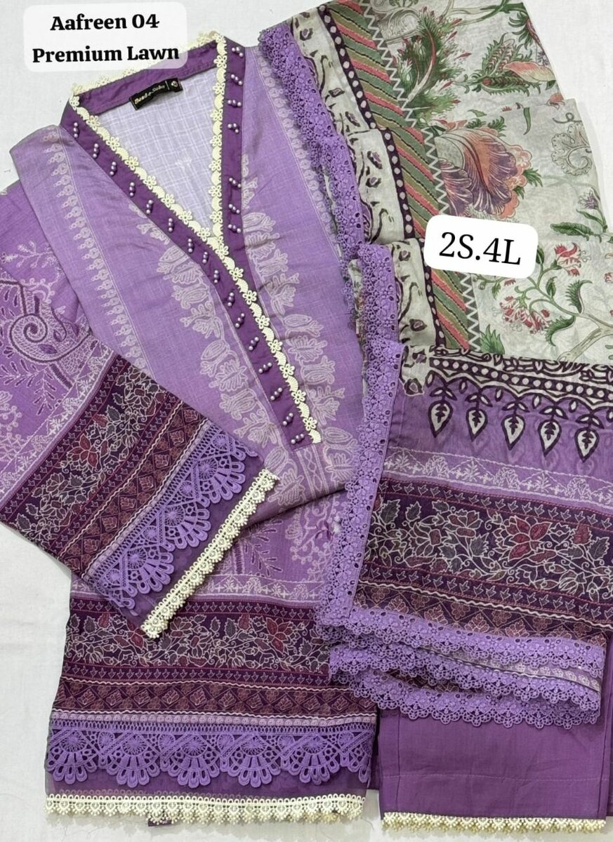 Digital printed premium lawn 10 design available