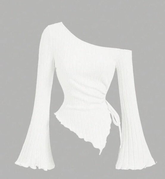 Top élégant asymétrique femme