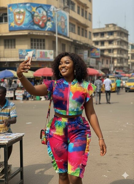 Ensemble coloré deux pièces