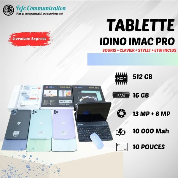 Tablette iDino IMAC Pro 512GB