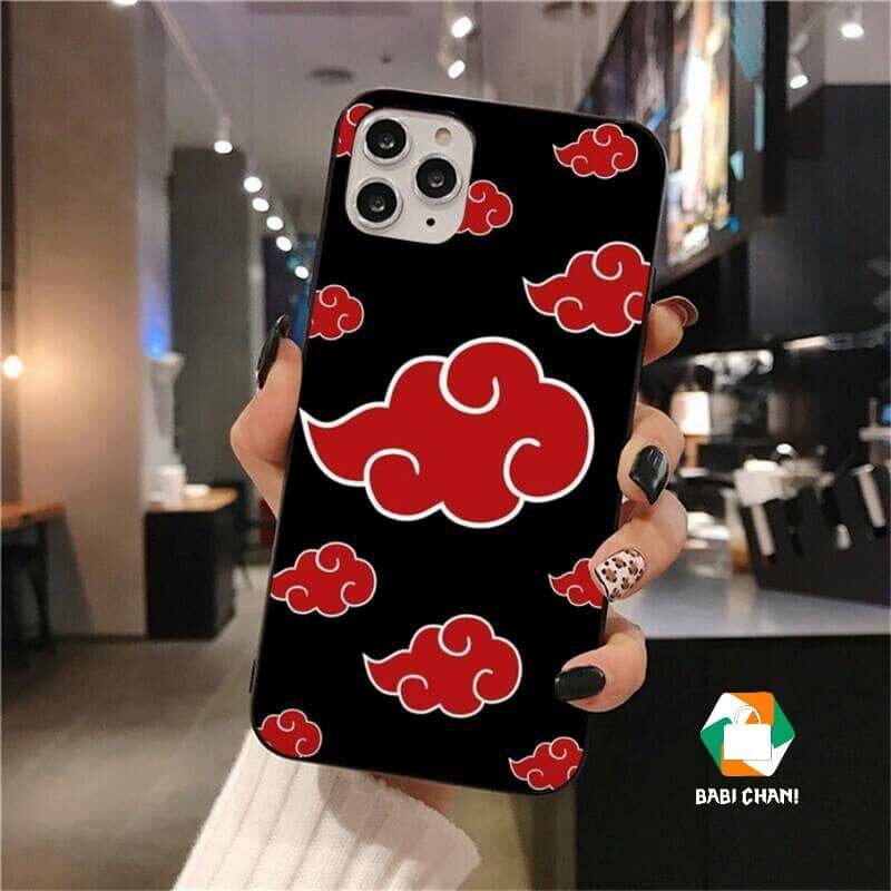 Housse iPhone Anime Rouge Noire