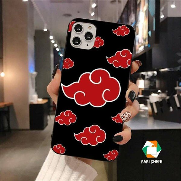 Housse iPhone Anime Rouge Noire