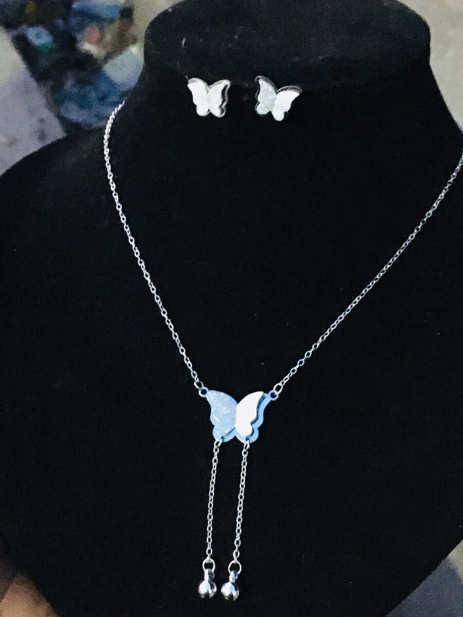 Stainless steel set silver