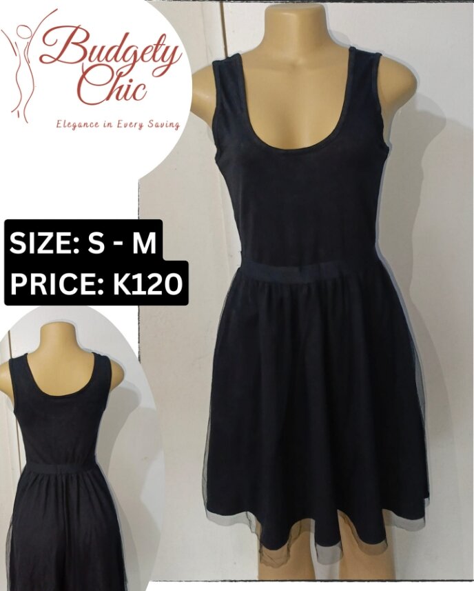 Chic women's dress color red size: s - m