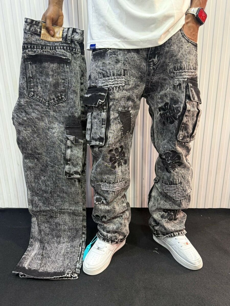 Jean homme tendance imprimé