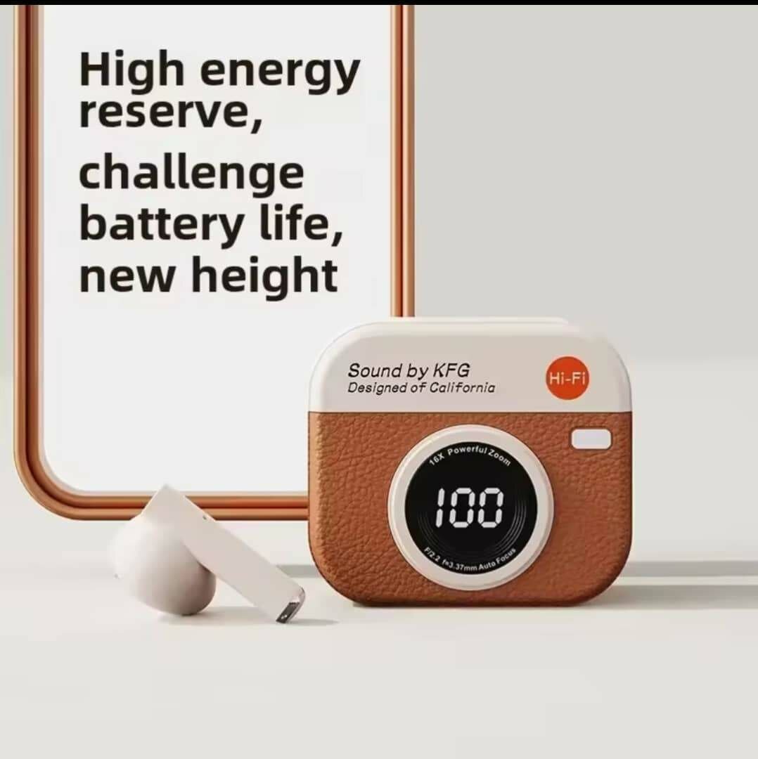 Écouteurs Bluetooth rétro Hi-Fi