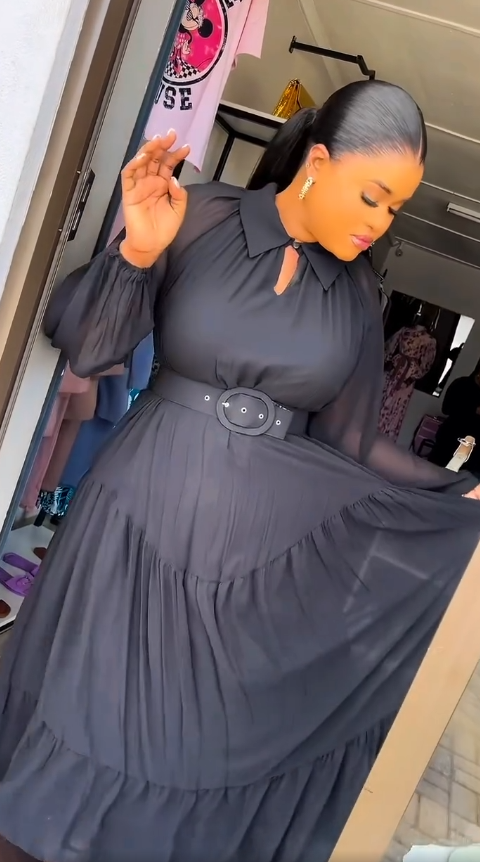 Women's Long Black Dress