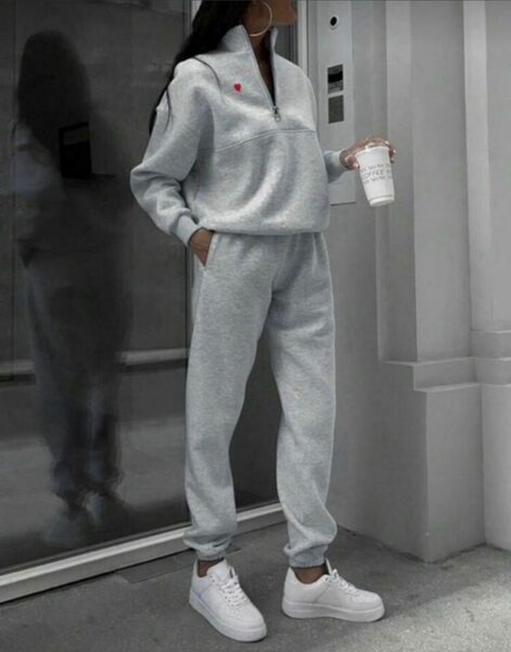 Survêtement gris décontracté