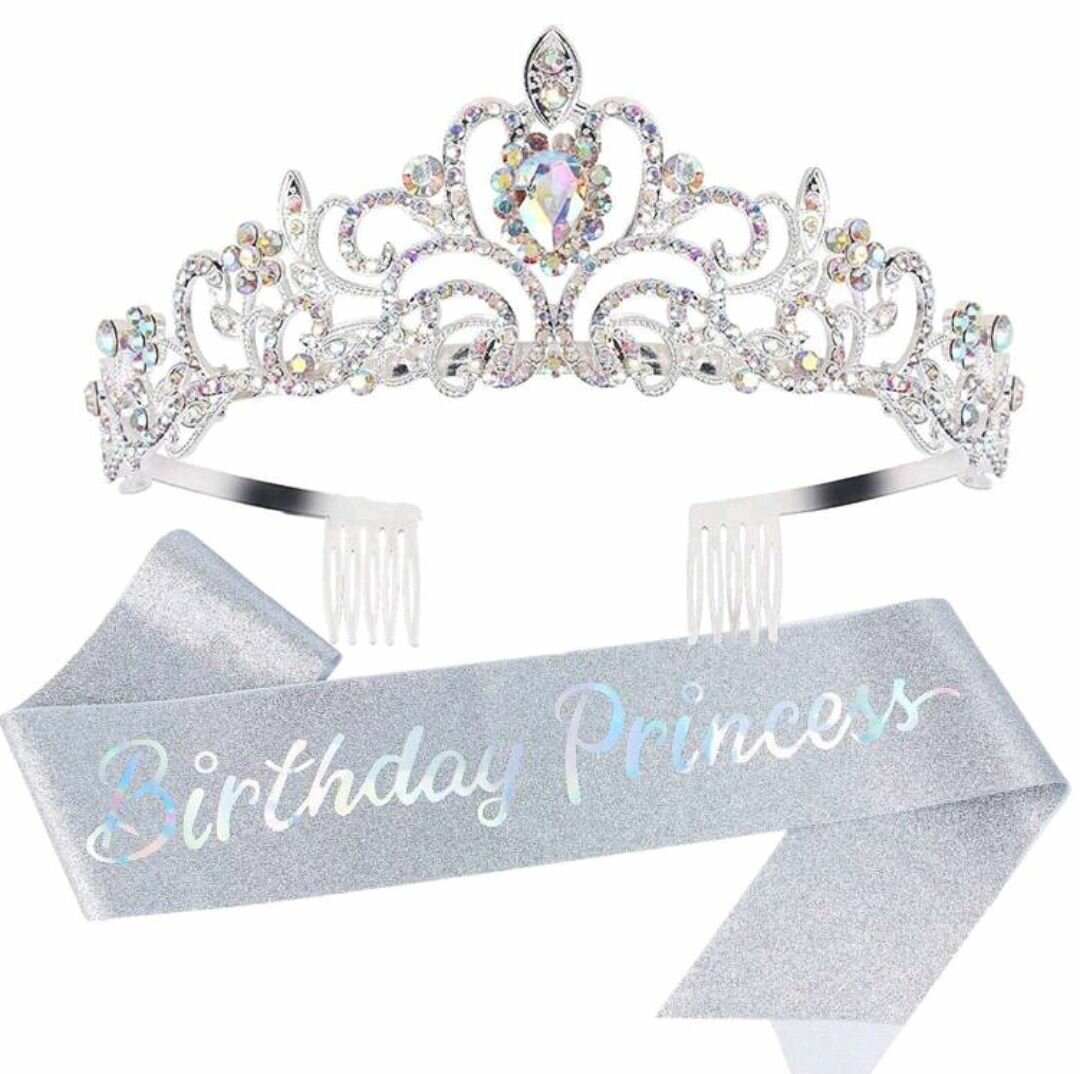 Couronne et écharpe de princesse