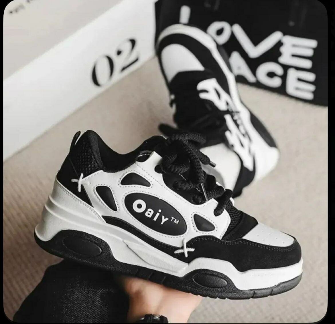 Baskets tendance unisexes