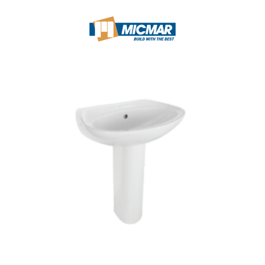 KING BASIN & FULL PEDESTAL REPOSE 14X18