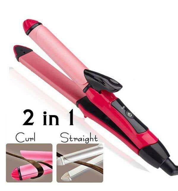 2 in 1 straightener and curler