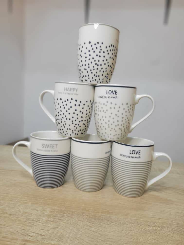 Belle tasse 6 pièces