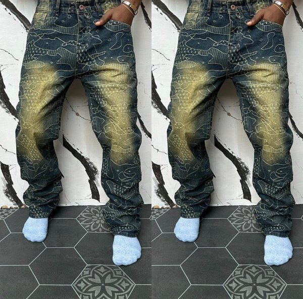 Jeans cargo tendance homme