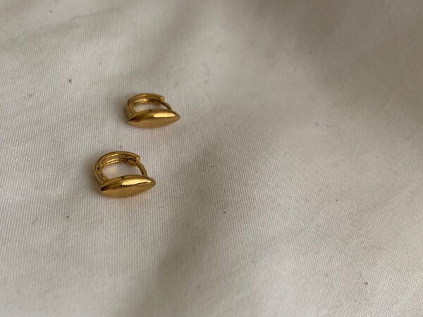 Mini gold coated Hoops