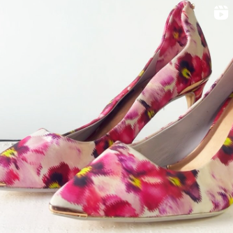 Shoes with print