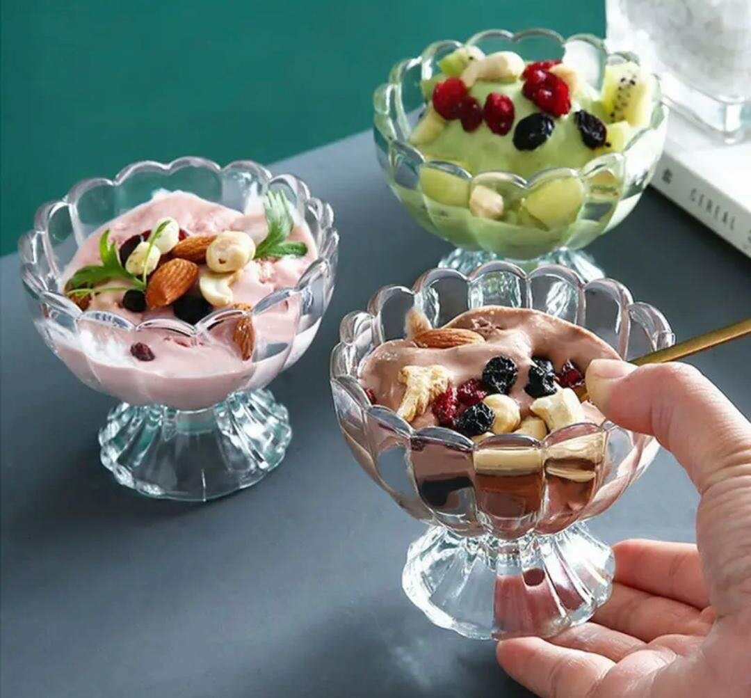 Ice cream glass cup