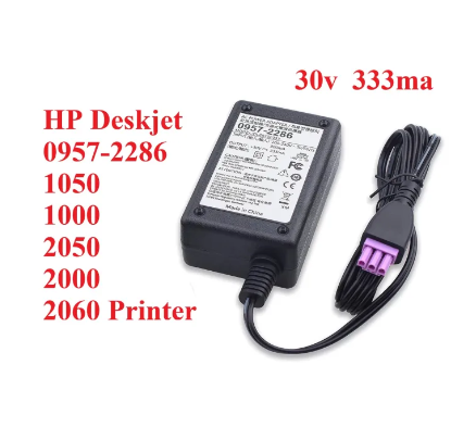 Hp 30V 333mA Printer AC Power Supply - Printer power adapter for HP Deskjet 0957-2286 1050 1000 2050 2000 2060 Printer