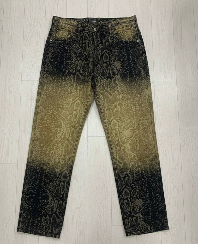 Jean imprimé serpent