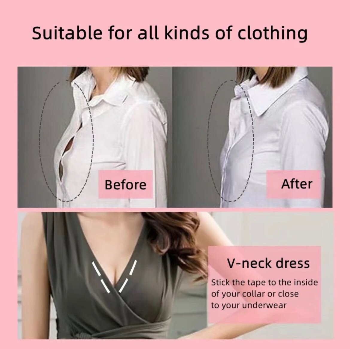 Adhésif double face pour vêtements