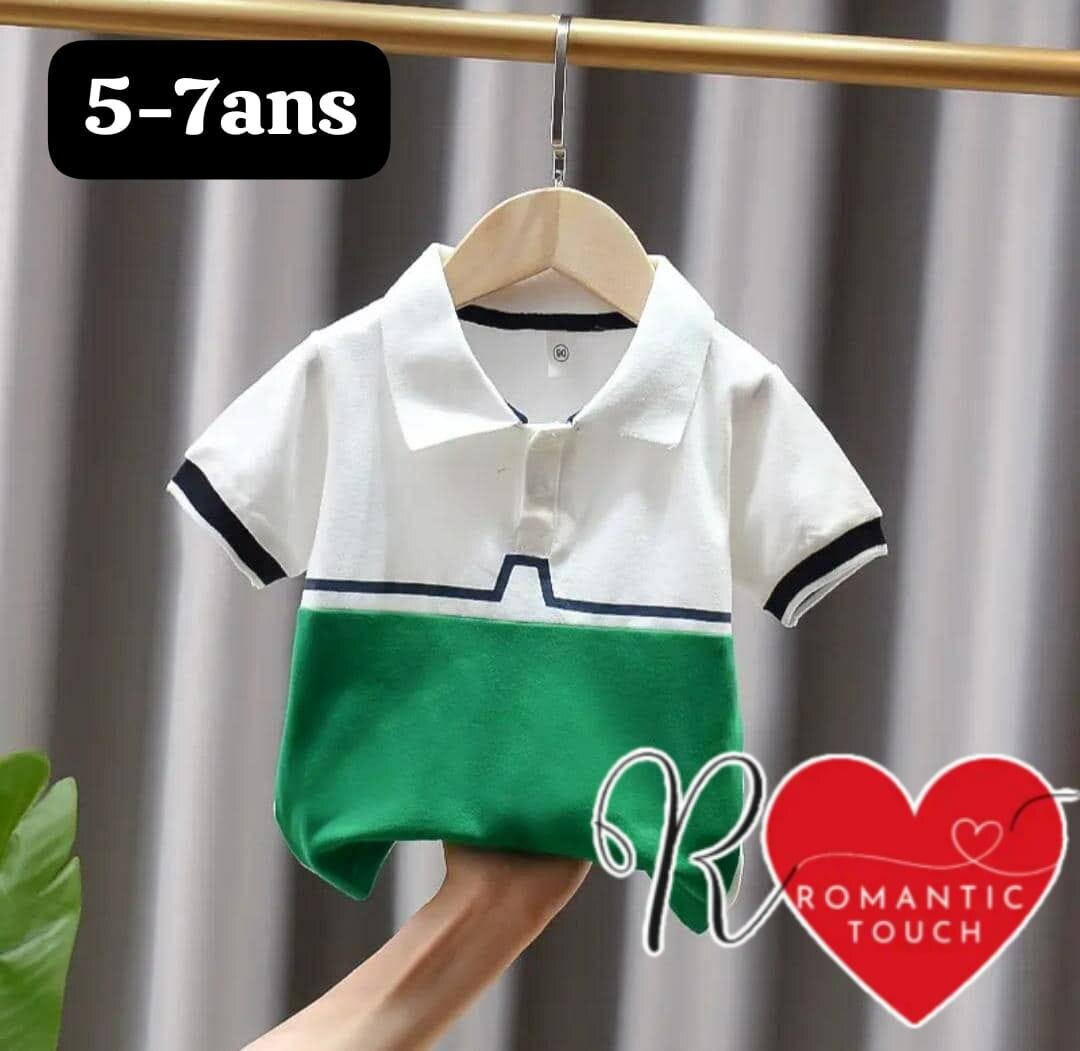Polo Enfant Coloré 1-7ans