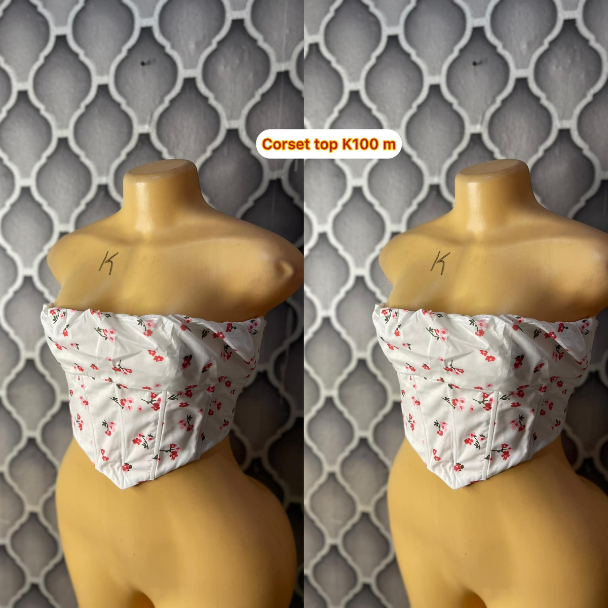 Beautiful thrifted corset tops and tops 