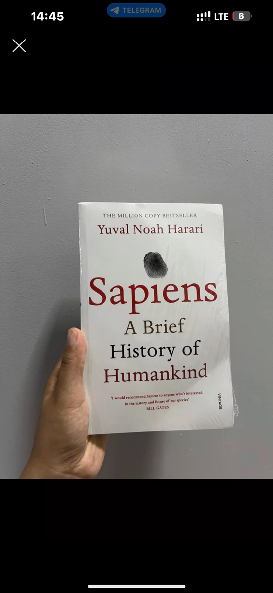 Сапиенс,sapiens, легендарная книга на Английском языке бестс