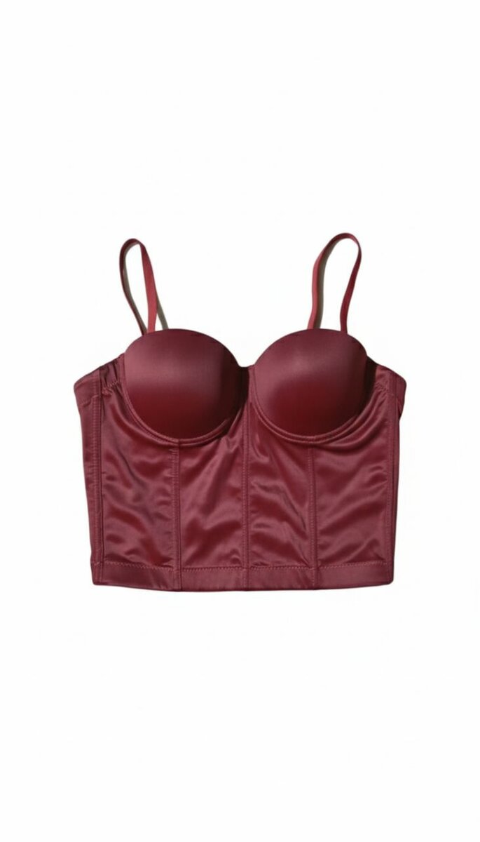 Top Bustier rouge