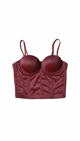 Top Bustier rouge